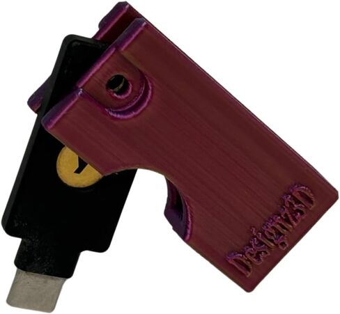 Protective Case for Yubikey, Flip Cover Keychain Holder for Yubico Security Key, Crazy Colors in Kuwait