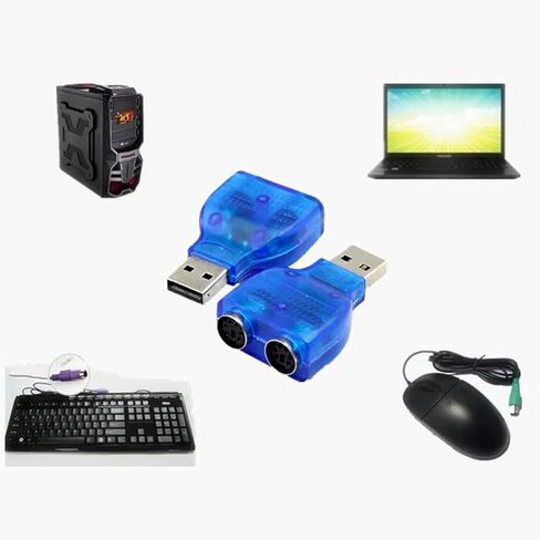محول كابل USB ذكر إلى أنثى محول USB إلى اثنين يستخدم لمحول لوحة المفاتيح للكمبيوتر الشخصي in Kuwait