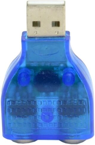 محول كابل USB ذكر إلى أنثى محول USB إلى اثنين يستخدم لمحول لوحة المفاتيح للكمبيوتر الشخصي in Kuwait