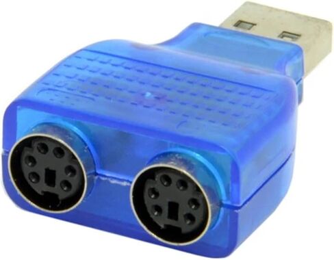 محول كابل USB ذكر إلى أنثى محول USB إلى اثنين يستخدم لمحول لوحة المفاتيح للكمبيوتر الشخصي in Kuwait