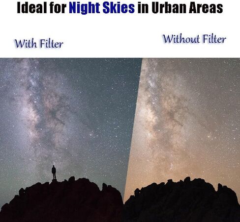 فلتر Haida NanoPro Clear-Night متوافق مع DJI AIR 2S - زجاج بصري نانو عالي الدقة، يقلل من التلوث الضوئي، مقاوم للماء ومقاوم للخدش in Kuwait