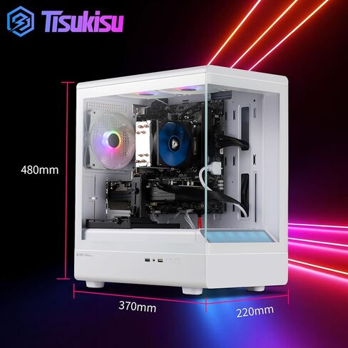 Prebuilt Gaming PC Desktop Computer,Intel Core i7 up to 3.9GHz,RTX3050 GDDR6 Graphics Card with 8GB Video Memory,16GB RAM, 512GB SSD,Windows11 Home,WiFi 5.0,RGB Fan x4 in Kuwait