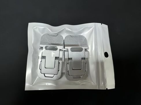 حامل لوحة مفاتيح للكمبيوتر المحمول قابل للطي، قطعتان من البلاستيك المحمول مع أقدام ذاتية اللصق، حامل كمبيوتر محمول قابل للتعديل بزاوية 2 in Kuwait