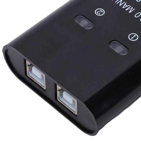 مفتاح مشاركة USB عالي السرعة من fosa، اتصال ثابت لطباعة الملفات السريعة، التوصيل والتشغيل من أجل توافق واسع، 1 طابعة مشاركة 2 جهاز كمبيوتر in Kuwait