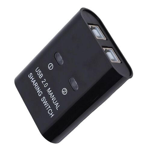 مفتاح مشاركة USB عالي السرعة من fosa، اتصال ثابت لطباعة الملفات السريعة، التوصيل والتشغيل من أجل توافق واسع، 1 طابعة مشاركة 2 جهاز كمبيوتر in Kuwait