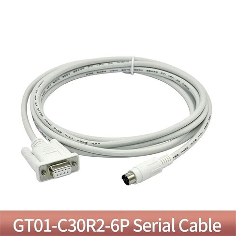 GT01-C30R2-6P مناسبة GT11/GT15 سلسلة HMI شاشة تعمل باللمس توصيل Q PLC كابل برجمة in Kuwait