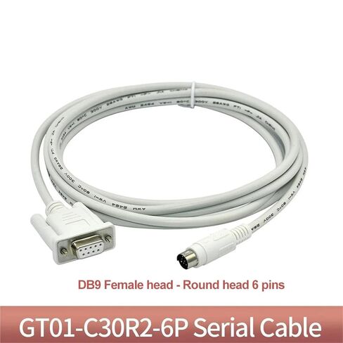 GT01-C30R2-6P مناسبة GT11/GT15 سلسلة HMI شاشة تعمل باللمس توصيل Q PLC كابل برجمة in Kuwait