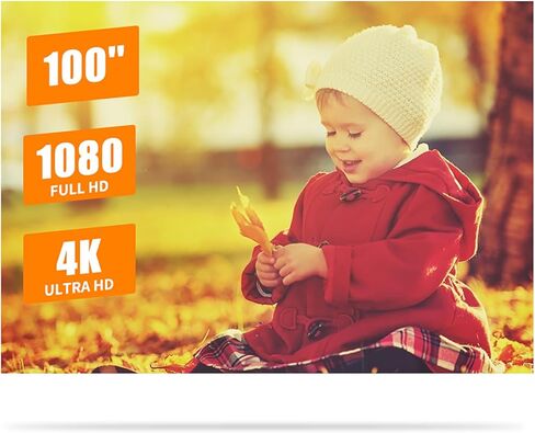 شاشة عرض، شاشة عرض محمولة عالية الدقة ثلاثية الأبعاد/4K/1080 بكسل، شاشة عرض خارجية للأفلام والألعاب والألعاب الرياضية والصور والمستندات والتعليم (Diochecr9n2apsv0-3) in Kuwait