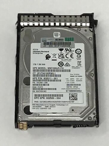 HP 832514-B21 HPE 1 تيرابايت SAS 12G MIDLINE 7.2K SFF in Kuwait