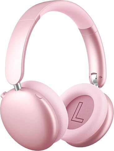 سماعات رأس Wentronic Y06 بخاصية إلغاء الضوضاء، وقت تشغيل 58 ساعة و5 أوضاع موسيقى EQ، سماعات رأس بلوتوث لاسلكية فوق الأذن مع ميكروفون، صوت بدون فقدان، اتصال متعدد النقاط، قابلة للطي، خفيفة الوزن، وردي in Kuwait