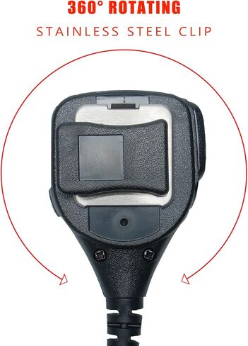 Remote Shoulder Speaker Microphone for Motorola Radios Compatible with SL300 SL3500e SL7550e SL7580e SL7590e SL4000 SL1K SL1M TLK100 TLK110 DLR110 with 3.5MM Police earpiece in Saudi Arabia