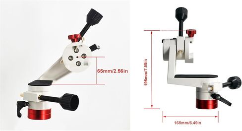 Diyeeni Altazimuth Telescope Mount, 360 Adjustment Aluminum Alloy Micro Motion PTZ Mount with Coarse and Micro Adjustment, 5kg Weight Bearing, for Telescopes, Binoculars in Kuwait