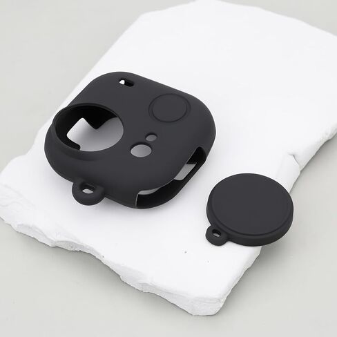 Sports Camera Silicone Protective Case with Lens Cap Compatible with Insta360 GO Ultra, Black in Kuwait