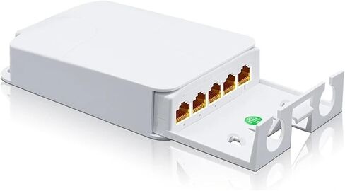 Repeater POE 5 Port Rainproof POE Extender 4 Port Repeater 100/1000Mbps Outdoor Network VLAN 44-57V in Kuwait