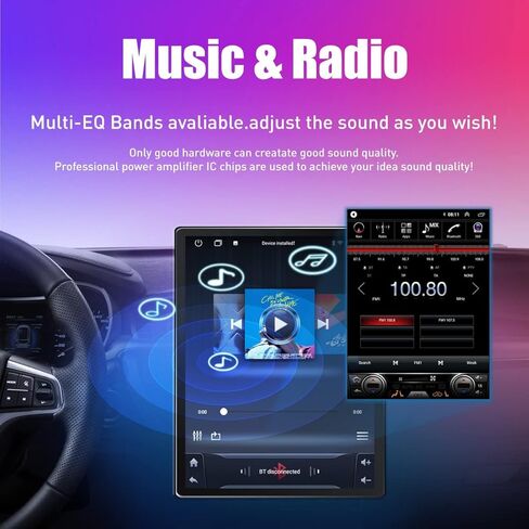 لسيارة Hyundai Santa Fe 2013-2018 (لا يوجد مضخم صوت OEM) 2G+64G Tesla Style CarPlay Android Auto Navigation Stereo GPS Radio Reverse 9.7 بوصة IPS شاشة لمس وحدة رأسية مشغل وسائط الكمبيوتر اللوحي، إذا كان ذلك ممكنًا، رباعي النواة in Kuwait