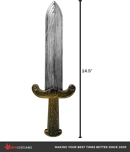 Nicky Bigs Novelties الكبار Deluxe Roman Gladiator خوذة مع Plume & Sword ، Spartan Warrior Set Movable Lingor & Side Plates in Saudi Arabia