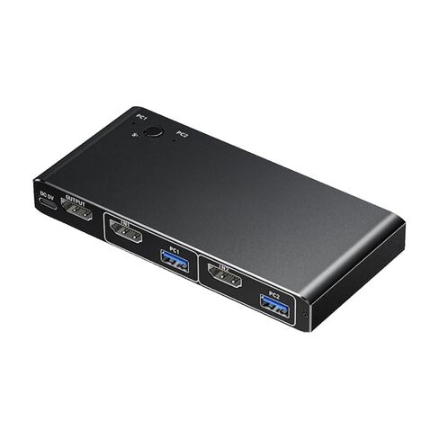 يشارك مفتاح KVM قاطع شاشة توزيع HDMI ثنائي ومخرج واحد، شاشة عرض 4K/60 هرتز، USB متعدد (2HDMI 2TypeC 4K60 هرتز USB4) in Kuwait