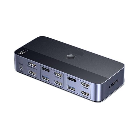 لوحة مفاتيح وفأرة HDMI لمشاركة أجهزة كمبيوتر متعددة بمدخلين ومخرجين in Kuwait