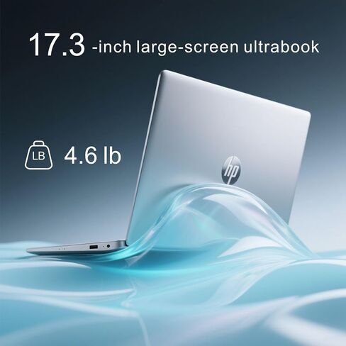 HP 17.3 inch Laptop with Microsoft Office 365 for The Web, Intel 13th 8 Cores i3 CPU (Beat 11th i5), 8GB RAM, 256GB PCIe SSD, Long Battery Life, Windows 11, All-Day Performance for Work & Study in Kuwait