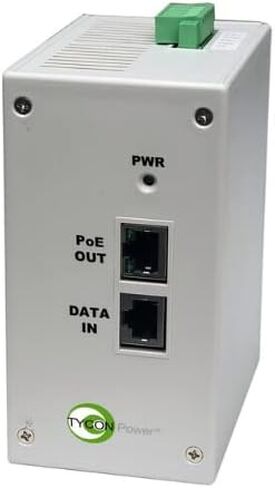 TPDIN-1256GD-BT - 11-60V DC in, 802.3bt 90W Output, Gigabit DCDC PoE Injector, DIN Mount Enclosure in Kuwait