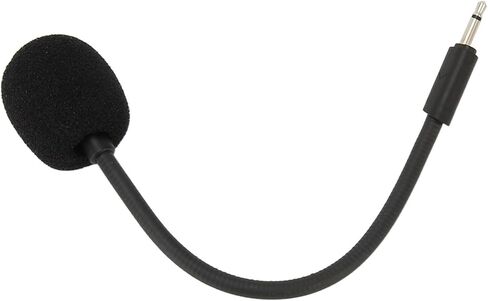 Mic Replacement, Detachable Boom Microphone, Noise Reduction Foam Cover Mic with 2.5mm Plug, Compatible with Multiple Headsets in Kuwait