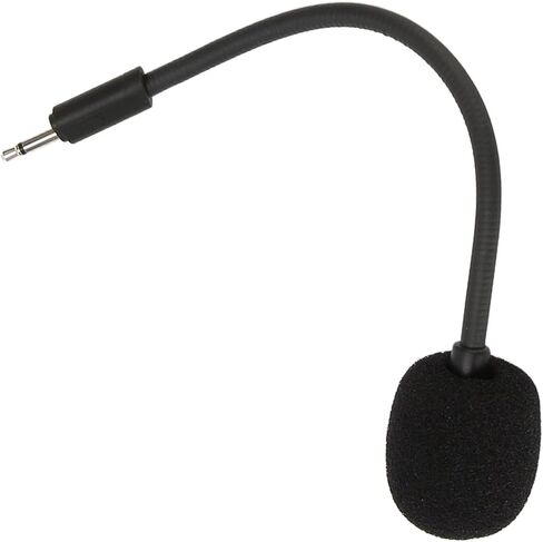 Mic Replacement, Detachable Boom Microphone, Noise Reduction Foam Cover Mic with 2.5mm Plug, Compatible with Multiple Headsets in Kuwait