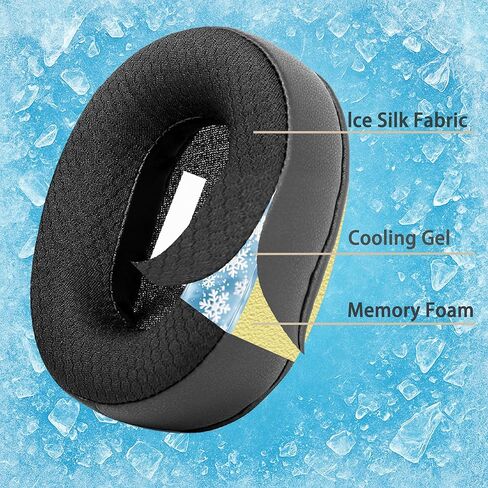 Stealth 700 Ear Pads Replacement Compatible with Turtle Beach Ear Force Stealth 450,700,420X, 600, 500P,PX5,PX3,X12, Ear Force XO Seven Headset(Cooling Gel and Memory Foam Ear Cushions) in Kuwait