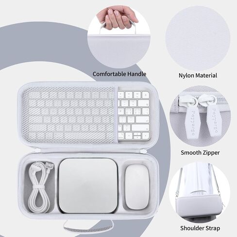 Case Compatible with Apple Mac mini M4 / M4 Pro Desktop Computer, Fits Magic Keyboard and Magic Mouse in Kuwait