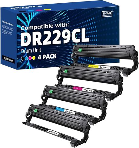 Compatible DR229CL Drum Unit (NOT Toner) Replacement for Brother DR229 use with TN229 TN229XL Work with Brother HL-L3220CDW MFC-L3720CDW HL-L3280CDW HL-L3300CDW MFC-L3780CDW Printers (4-Pack) in Kuwait