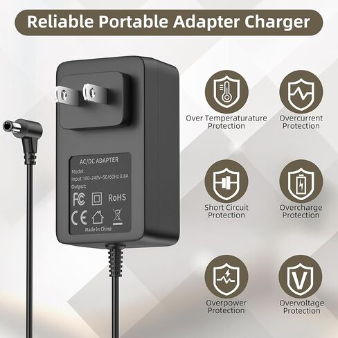 QOWOIEPO 24V Power Cord for Air Purifiers Replacement for LEVOIT Vital 200S-P LAP-V201S-WUS and Vital 200S-P LAP-V102S-WUS Air Purifiers Power Adapter in Kuwait