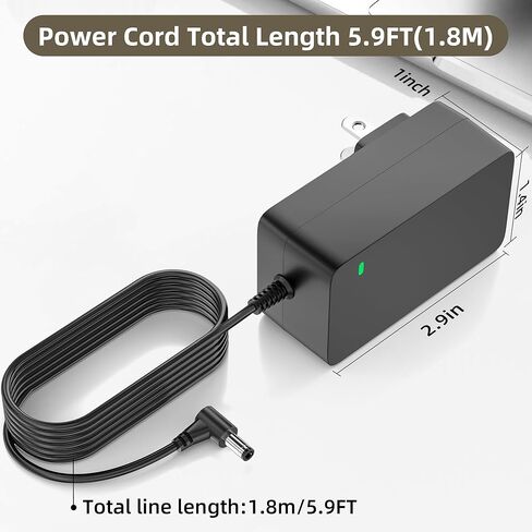 QOWOIEPO 24V Power Cord for Air Purifiers Replacement for LEVOIT Vital 200S-P LAP-V201S-WUS and Vital 200S-P LAP-V102S-WUS Air Purifiers Power Adapter in Kuwait