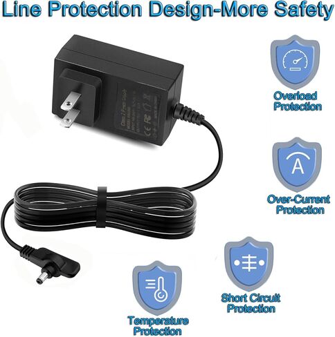 شاحن بديل 12 فولت لمروحة Shark FlexBreeze الخارجية المتوافقة مع FA222 FA222WH FA302 FA302WH FA300 FA200 FA225 FA201 FA202 FA220 UH205 FA150 FA151BRN Series مروحة رذاذ محمولة لاسلكية in Kuwait