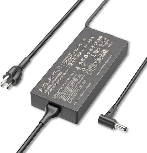 شاحن 200 واط مناسب لجهاز Asus Zephyrus G15 F17 GA503 GA503QM GA503QR GA503QS GA503RM TUF A15 F15 ROG Strix G17 Hero III Hero II Zenbook Vivobook Gaming Laptop ADP-200JB D سلك إمداد محول التيار المتردد in Kuwait