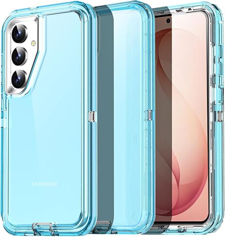 AICase for Samsung Galaxy S26 Ultra Case Clear 3 in 1 Heavy Duty Drop Protection Full Body Rugged Shockproof/Dust Proof 3-Layer Military Protective Tough Durable Cover for Samsung S26 Ultra 6.9"_1 in Kuwait