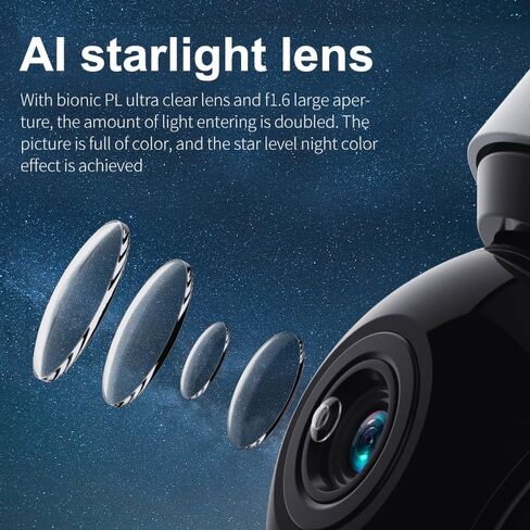 PTZ Security Camera, Wireless WiFi 2K HD, 355 Pan 90 Tilt, Night Vision, IP66 Waterproof/Home Indoor and Outdoor Security Surveillance, AI Auto Tracking, Spotlight & Siren, Motion Detection in Kuwait