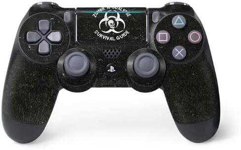 ملصق Skinit المخصص للألعاب متوافق مع وحدة تحكم PS4 Pro/Slim - تصميم باللون الأحمر الحيوي in Kuwait