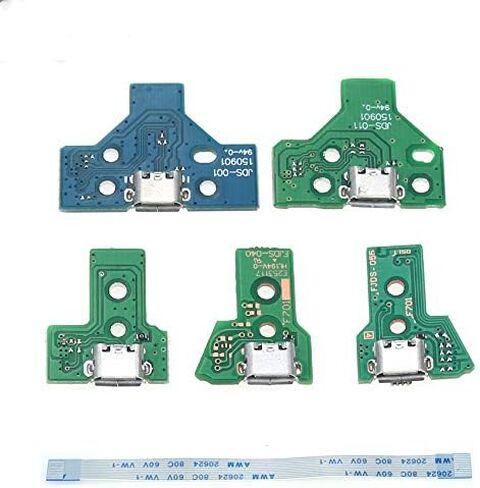 جديد USB شحن ميناء المقبس لوحة دوائر كهربائية مع كابل الشريط مفتاح الطاقة لوحدة تحكم PS4 JDS 011 001 030 040 055 (JDS-040) in Kuwait