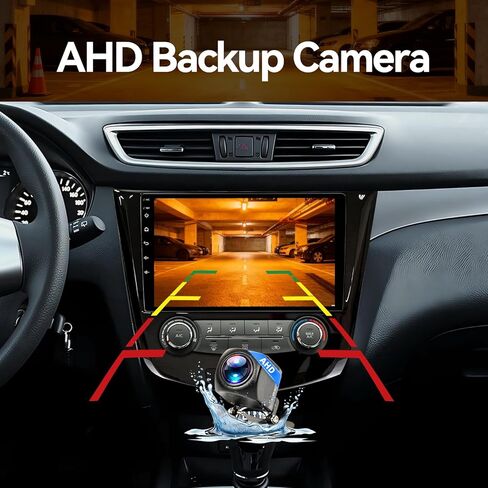 Android 14 Car Stereo Radio Compatible with Nissan Rogue 2014 2015 2016 2017 2018 Manual AC Wireless CarPlay & Android Auto AHD Backup Camera Upgrade 10.1" Touch Screen GPS SWC WiFi Bluetooth 2+64G in Kuwait