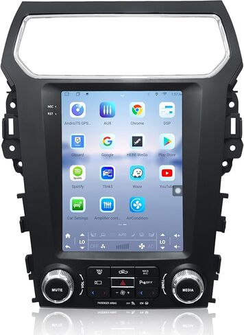 8 Core Radio Upgrade for Ford Explorer 2011-2019 Android 13 Explorer Stereo 9.7 Inch T-Style Vertical Touchscreen Head Unit Wireless Carplay Andriod Auto GPS SWC 1080P Backup Camera in Kuwait