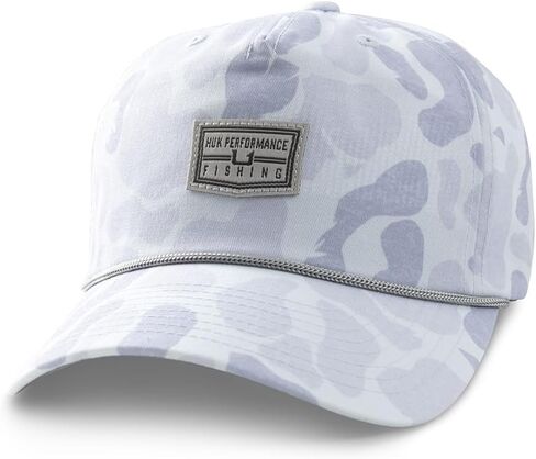 HUK Men's Trucker Hat, Anti-Glare Snapback Fishing Hat for Men in Kuwait