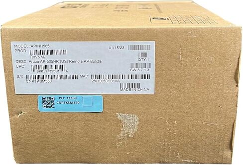 Aruba AP-505HR (US) R3V57A APINH505 Bundle Remote Wireless Access Point [New in Original Box] in Kuwait