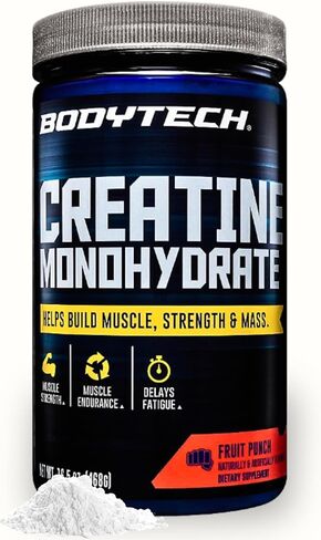 BODYTECH Creatine Monohydrate Powder a Micronized a Cherry Ice (13.58 oz./55 Servings) in Kuwait