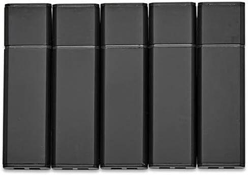 Fast High Performance Aluminum Stick 64GB 5-Pack USB 3.0 Flash Drive - Thumb Drive Fastest Memory Stick (Black) in Kuwait