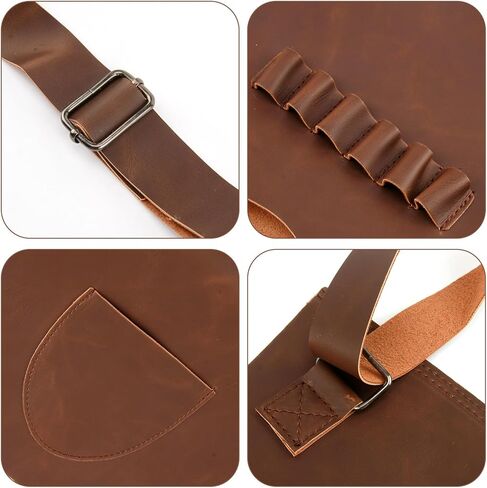 Archery Bow Carrier with Arrow Slots,Archery Back Arrow Quiver Arrow Holder,Adjustable Shoulder Strap for Hiking Hunting,Shooting Targeting,Training,Cosplay,Microfiber Leather,Archer Accessories in Kuwait