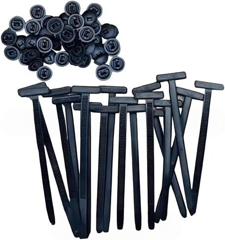 100Pcs 2025 New Nylon Car Universal Cable Tie Buckle – Heavy Duty Self-Locking Zip Ties with Pin & Button Design, Upgrade Multipurpose Plastic Fastening Tool for Car Daily Fixing & Quick Repair in Kuwait