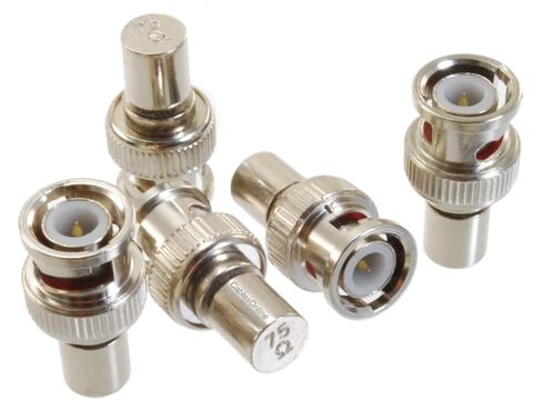 CablesOnline 5-Pack BNC Male 75-Ohm 1/2W Terminator, TR-755-5 in Kuwait