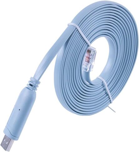 USB إلى RJ45 RS232 وحدة التوجيه كابل الأزرق محول الواجهة التسلسلية دعم Win10 in Kuwait