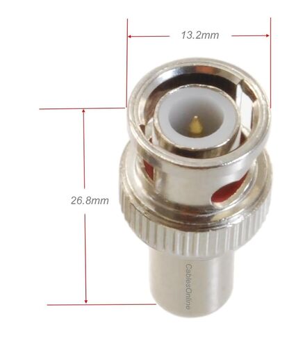 CablesOnline 5-Pack BNC Male 75-Ohm 1/2W Terminator, TR-755-5 in Kuwait