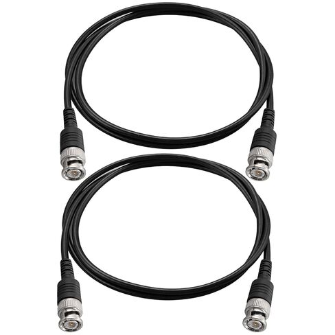BINTA 2PCS BNC Male to BNC Male Coax Cable, 50 Ohm Coaxial Cable with Connectors for Antenna Analyzer, Camera, Security CCTV Oscilloscope Scope Signal, 3.3ft/1M in Kuwait