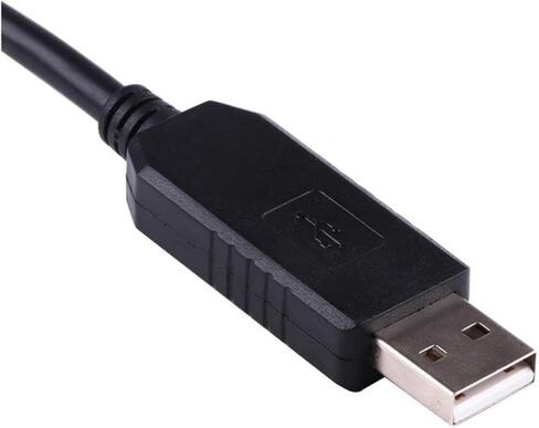 كابل برمجة USB متوافق مع TS-450S TS690 TS 790 ID-150 إلى 6P Din RS232 محول محول تسلسلي 6ft in Kuwait
